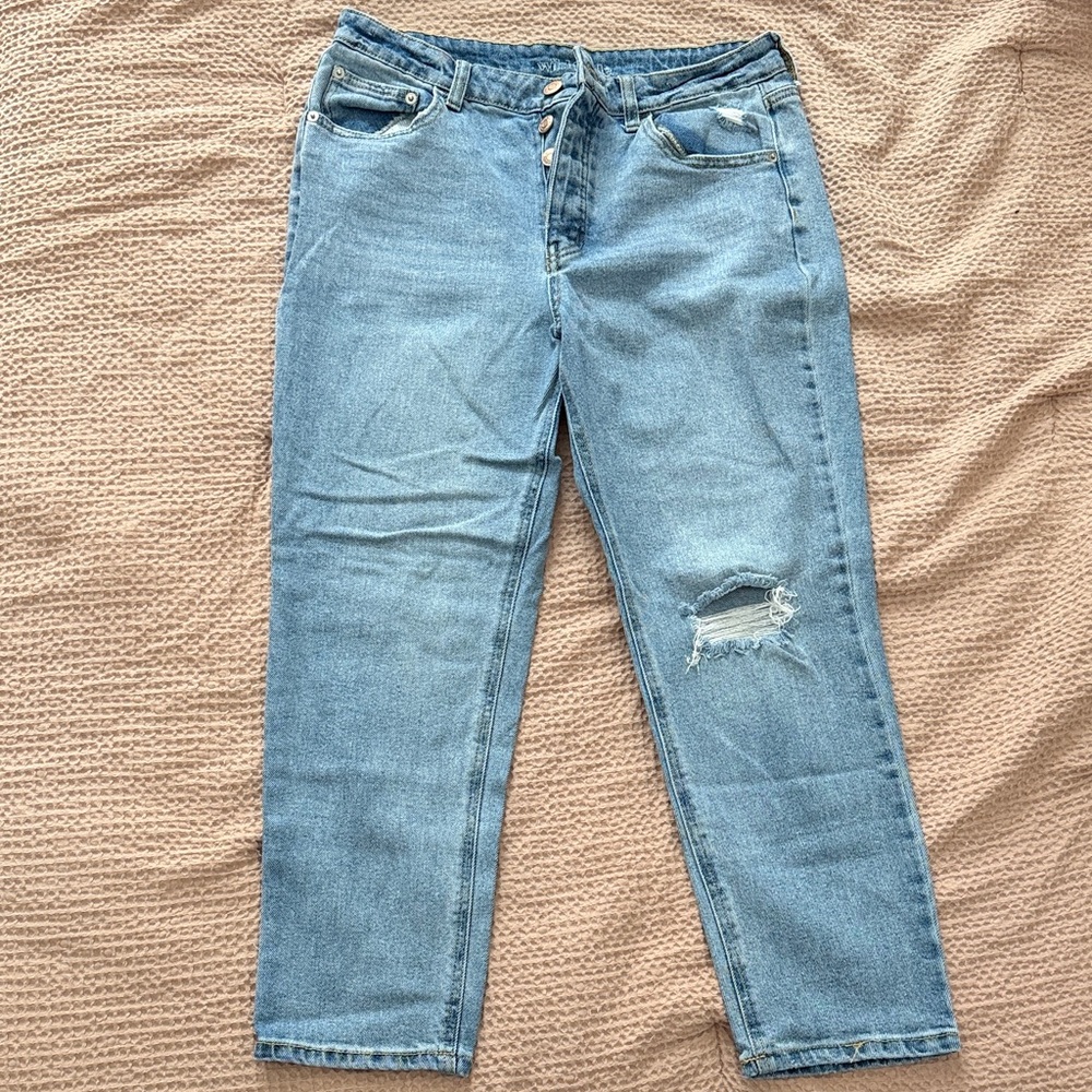 Wild Fable Light Blue Distressed Boyfriend Jeans